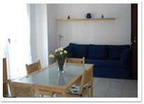 zweites OG Appartment Cariati Esszimmer